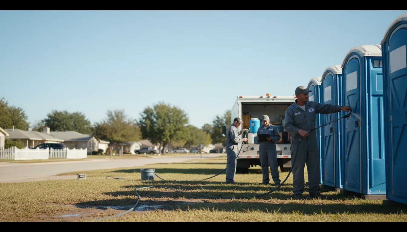 Long-Term Portable Toilet Rental in Mcdade, TX near me
